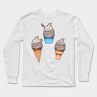 Whipped Ice Cream Long Sleeve T-Shirt